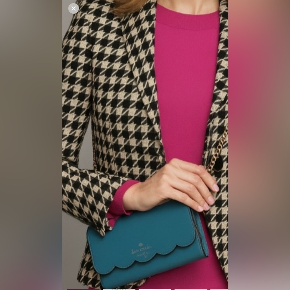 Kate Spade Elegant Blue Chain Strap Bag like new - Picture 3 of 8